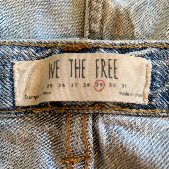 FREE PEOPLE MONTAUK JEAN NWT Cropped Distressed 29 - Picture 7 of 8